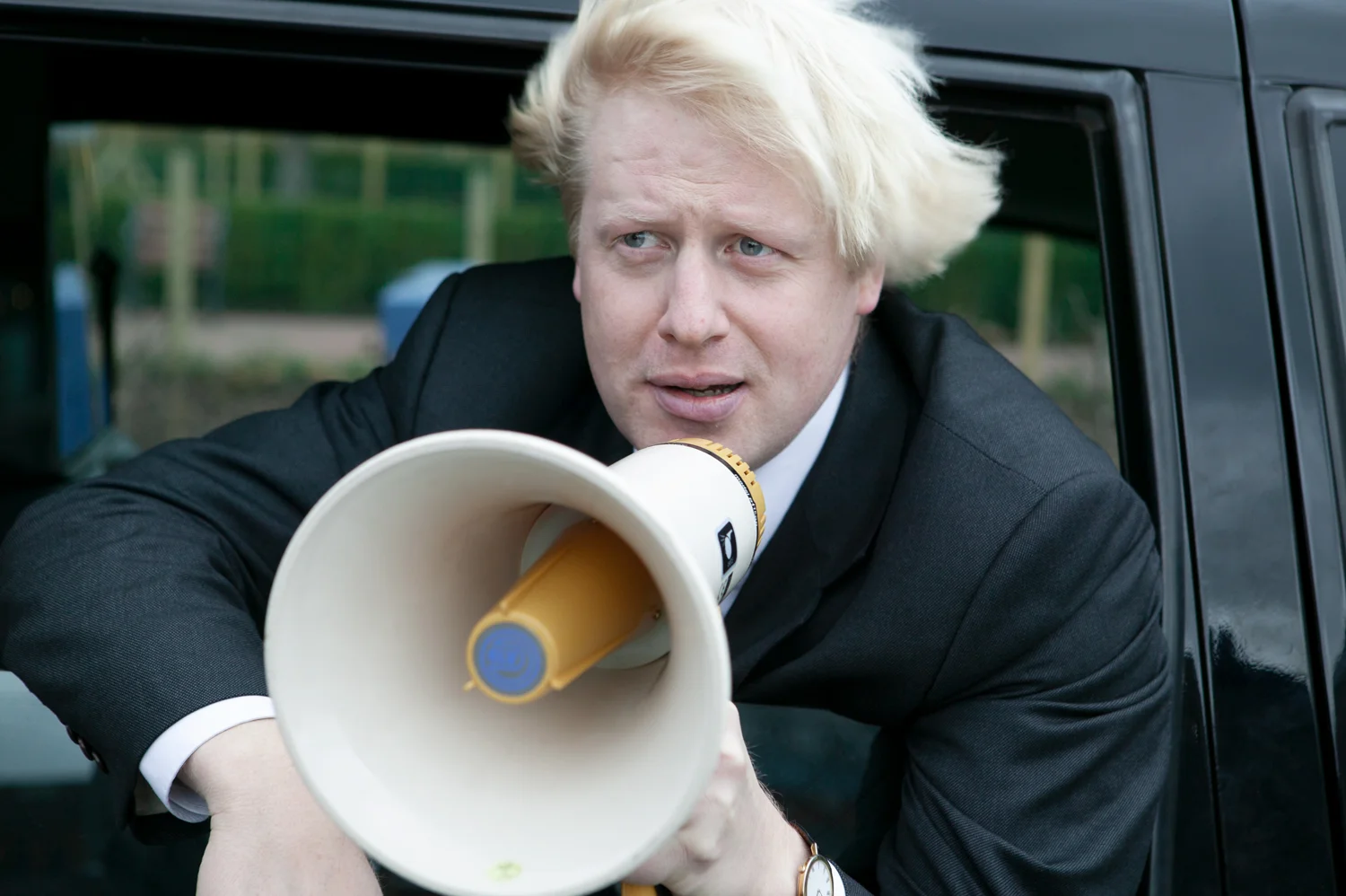 Boris Johnson spreading the word…
