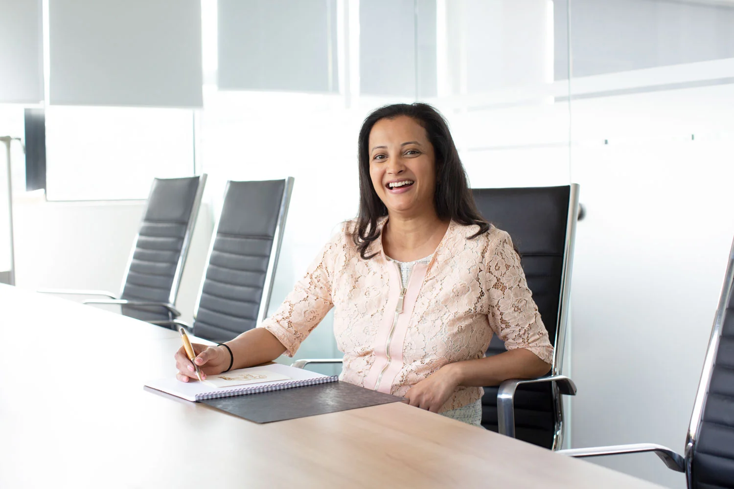 Rupa Patel in the boardroom