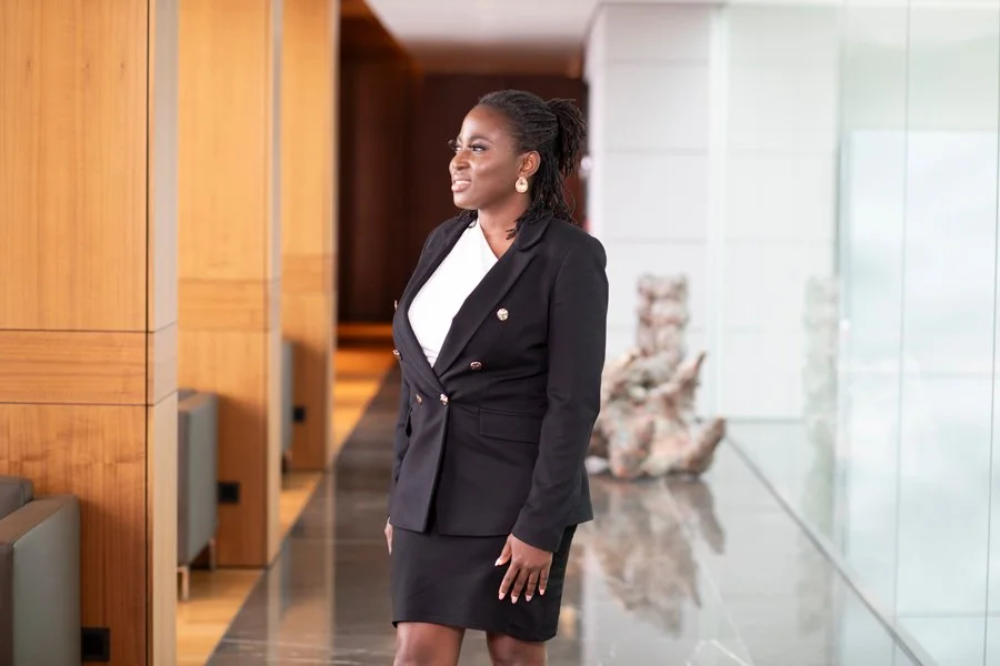 Corporate portrait in a London office