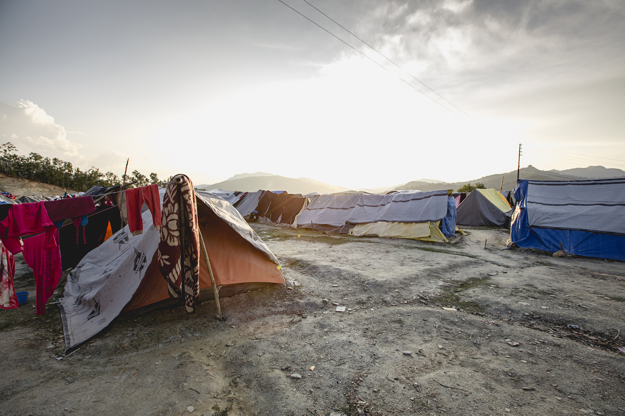  Alchi Danda displacement camp. Dhading, Nepal. 