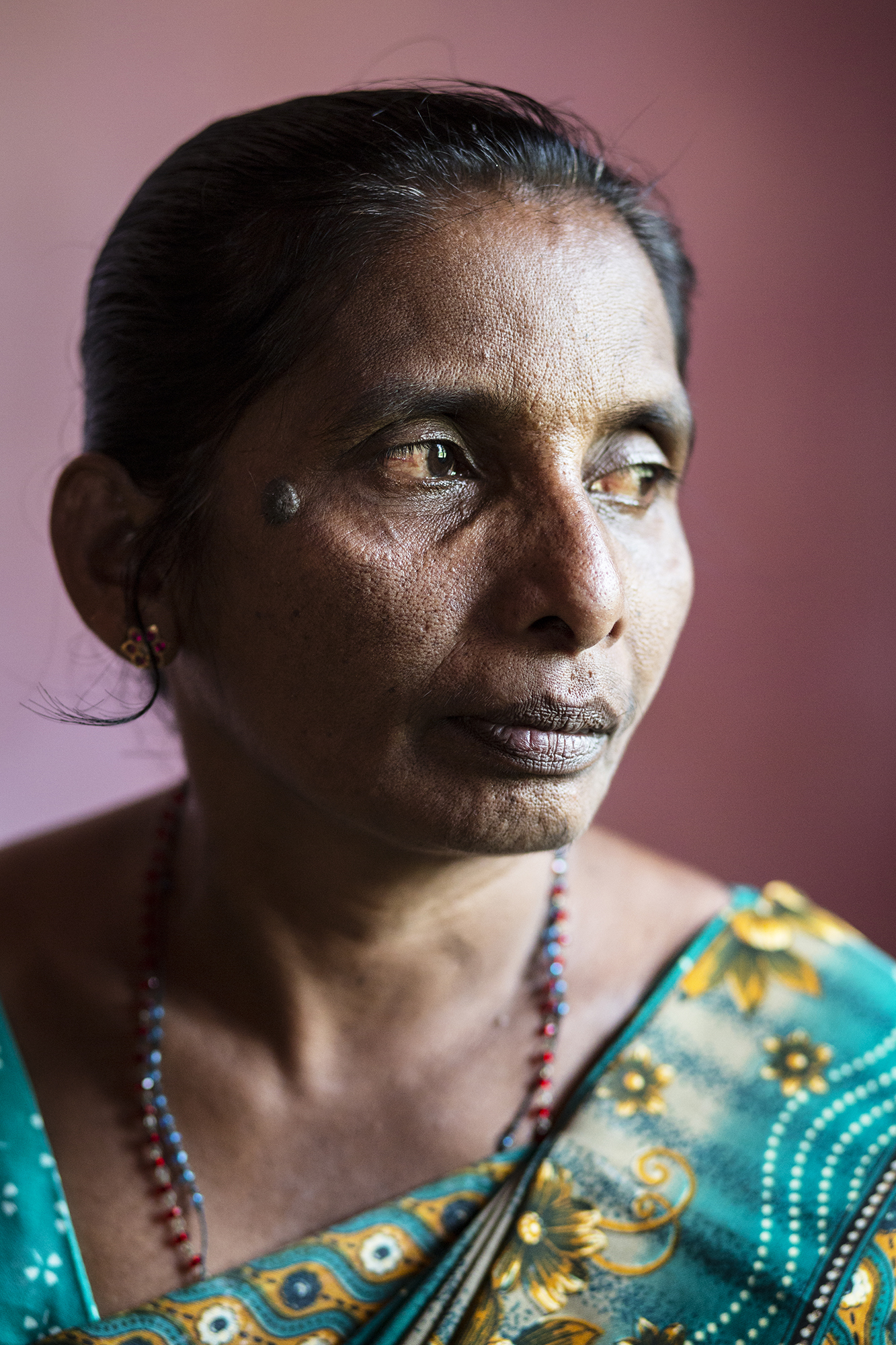  Mary, 52. Mary's 14 year old daughter disappeared in 2007 after being captured by the Sri Lankan army. Mary has not seen her daughter since.  "I'm tired of telling my story. I'm not the only one who's going through this, not knowing where our loved 
