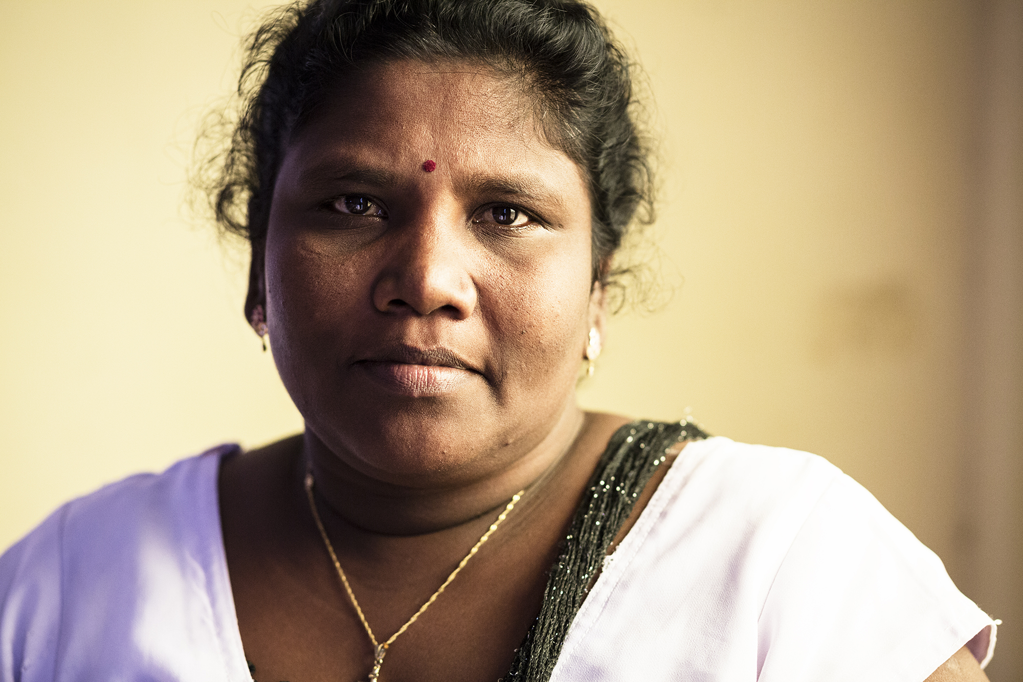  Mariaselvi, 42. Mariaselvi's two brothers were allegedly detained by the Sri Lankan army in 1995 and 1998. She has not seen either of them since. She keeps her brother Robert's passport with her, in case he is found.  "He had just gotten himself one