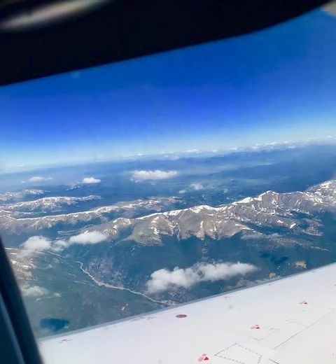 View from the plane
