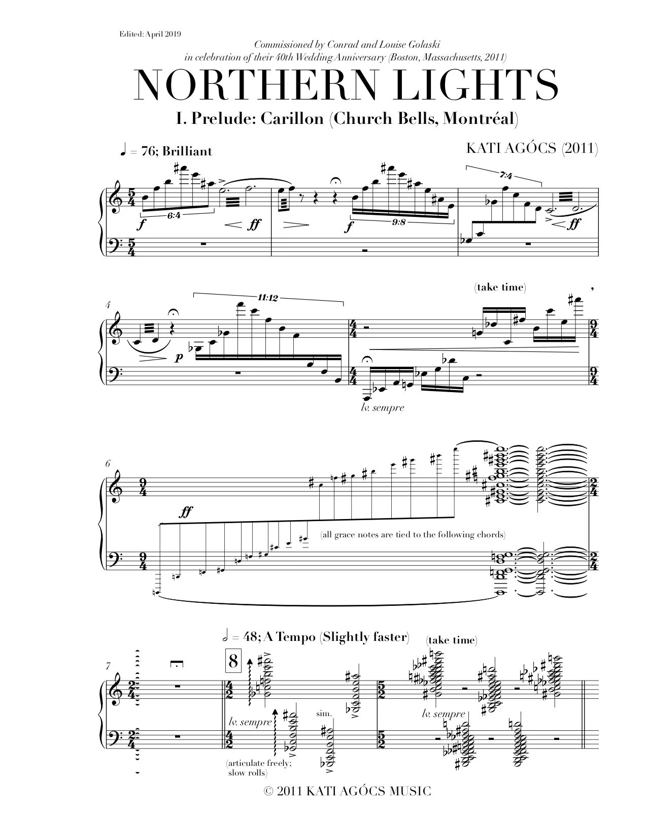 NORTHERN LIGHTS — Kati Agócs Composer