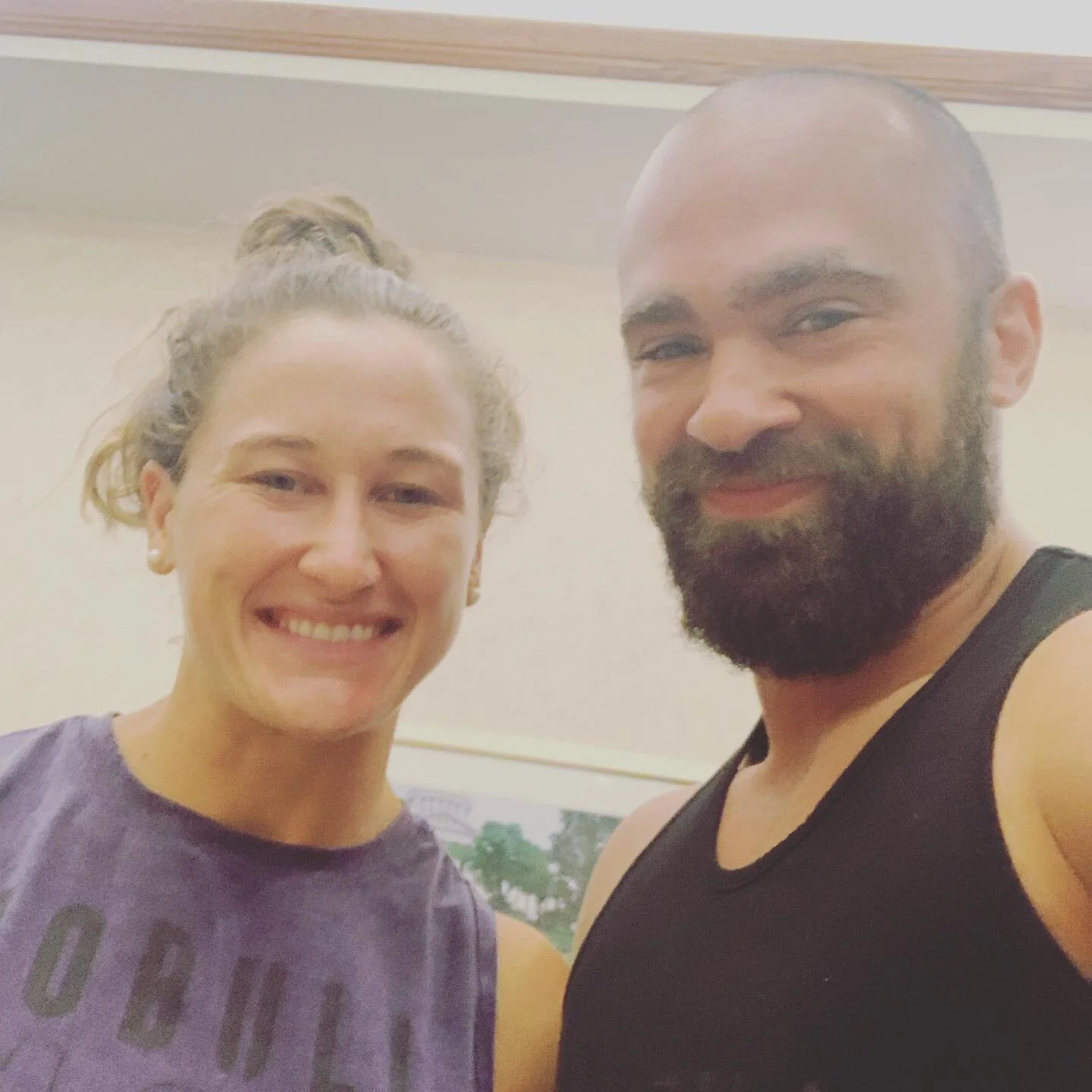 Got to speak to the champ alone early in the morning while waiting on rides to the airport. She&rsquo;s everything as gracious and as humble as she seems. @tiaclair1 has pretty much become the embodiment of the crossfit champ. Not only are her perfor