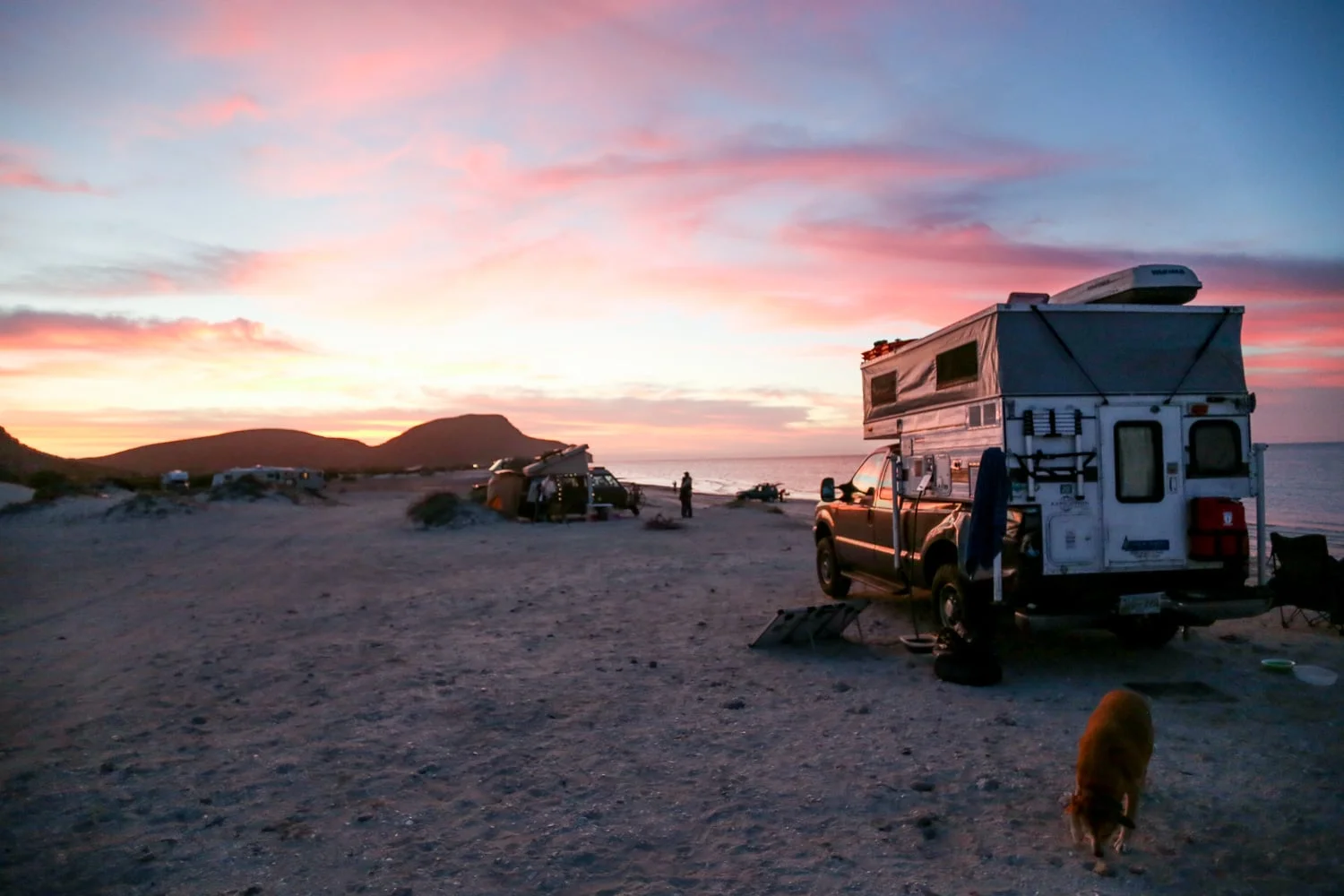 Red Tape and White Sand Beaches, Playa Tecolote, B.C.S. Mexico.
