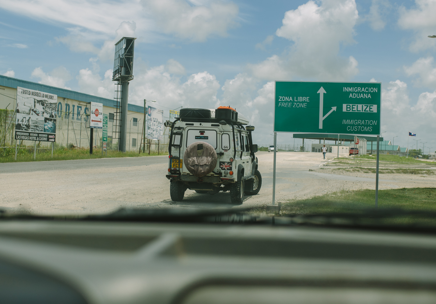 Benjy and his Land Rover