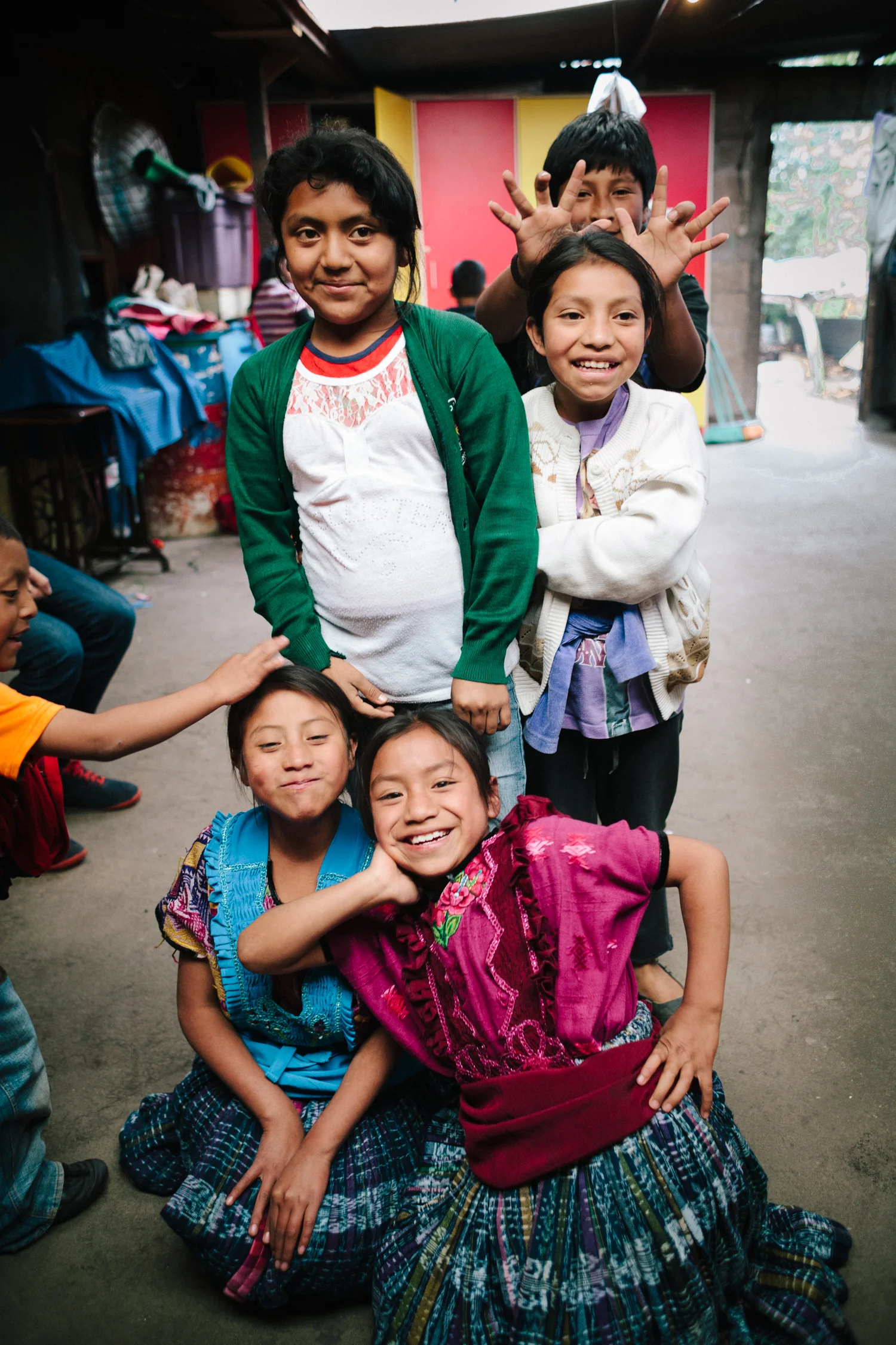 The majority of the students at the Family Support Centre in Llanos del Pinal are participants in the Scholarship Program