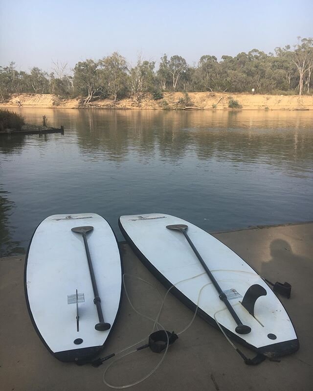 This was the start of the day. So nice, peaceful, perfect time for a couples paddle down to Echuca. Then that wind, yuck.
Today&rsquo;s adventures were fun.