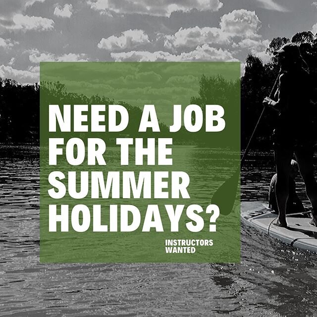 📣Paddleboard Instructor&rsquo;s Wanted📣

All training supplied. 
Tag someone who wants the best summer job in town and a little extra money in their pocket? 
Would suit a personal trainer or uni student on holidays.

We are looking for fun, capable