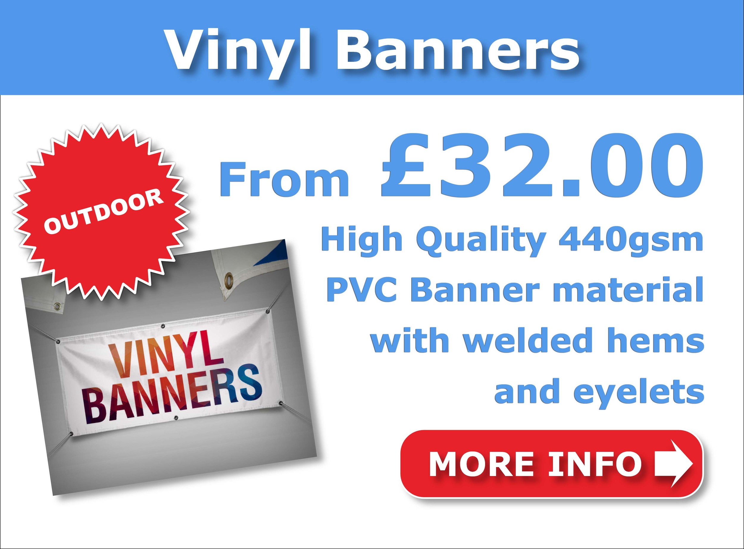 Vinyl Banners from £32.00
