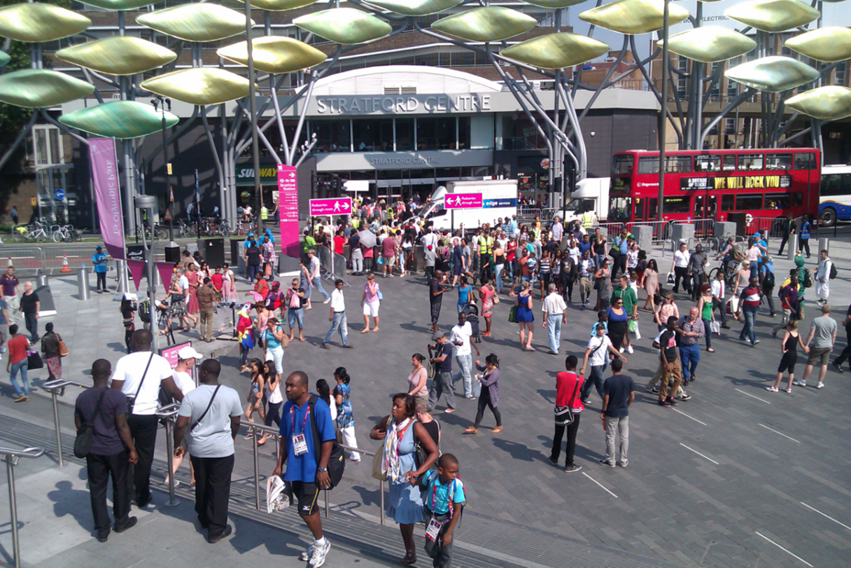 Stratford during Games time