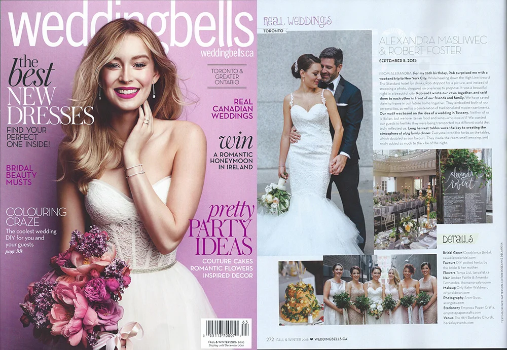 Wedding Bells Magazine | Alexandra and Robert