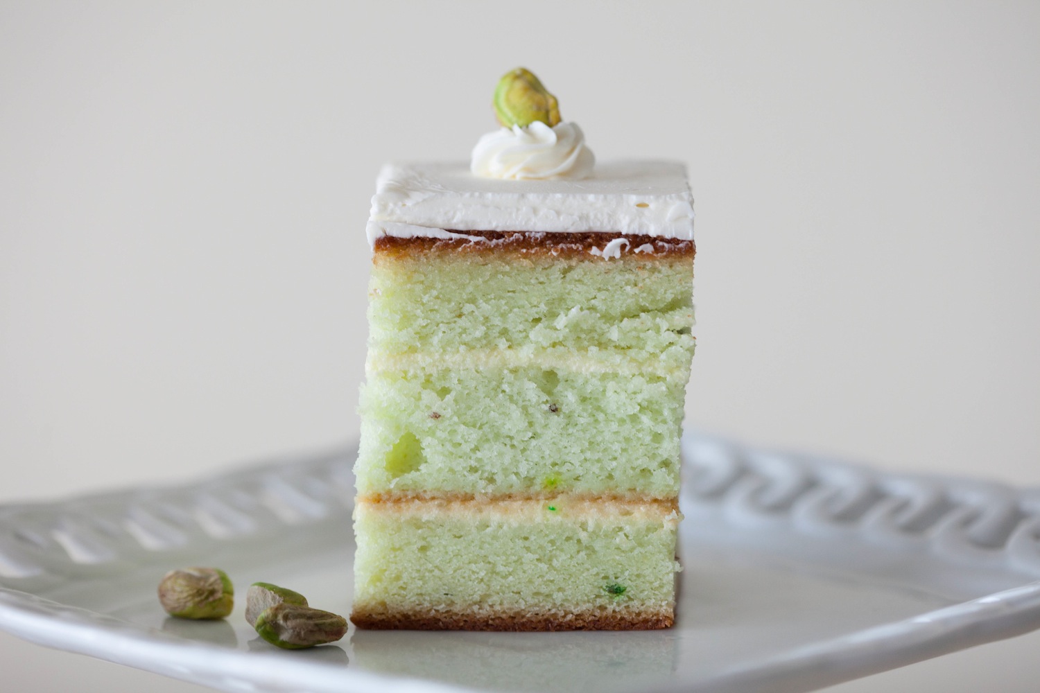 Pistachio Cake — one of our most popular flavors!