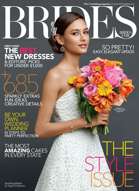 Brides magazine Aug./Sept. 2013