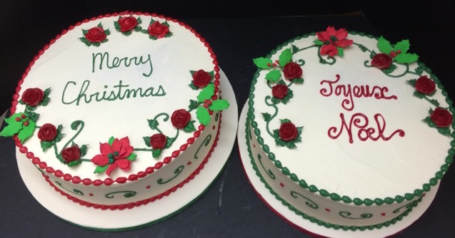 Decorated Christmas Cakes