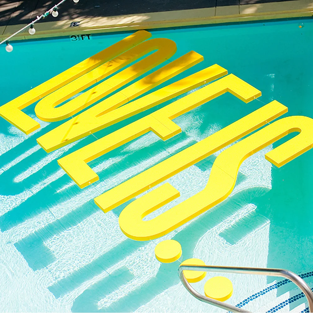 8 foot custom foam lettering