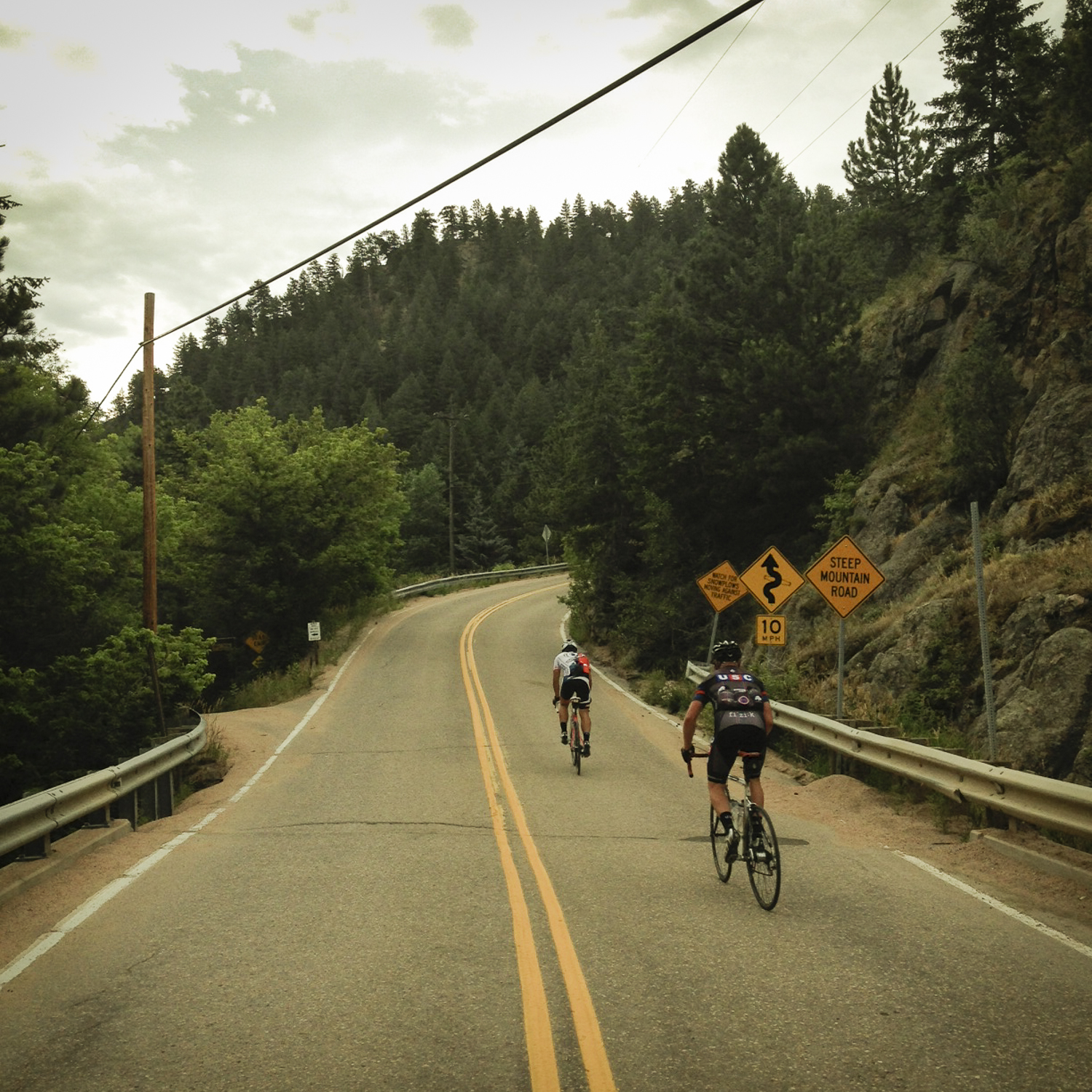 After some debate, we decided to start our ride off right by heading straight up Magnolia Road. 