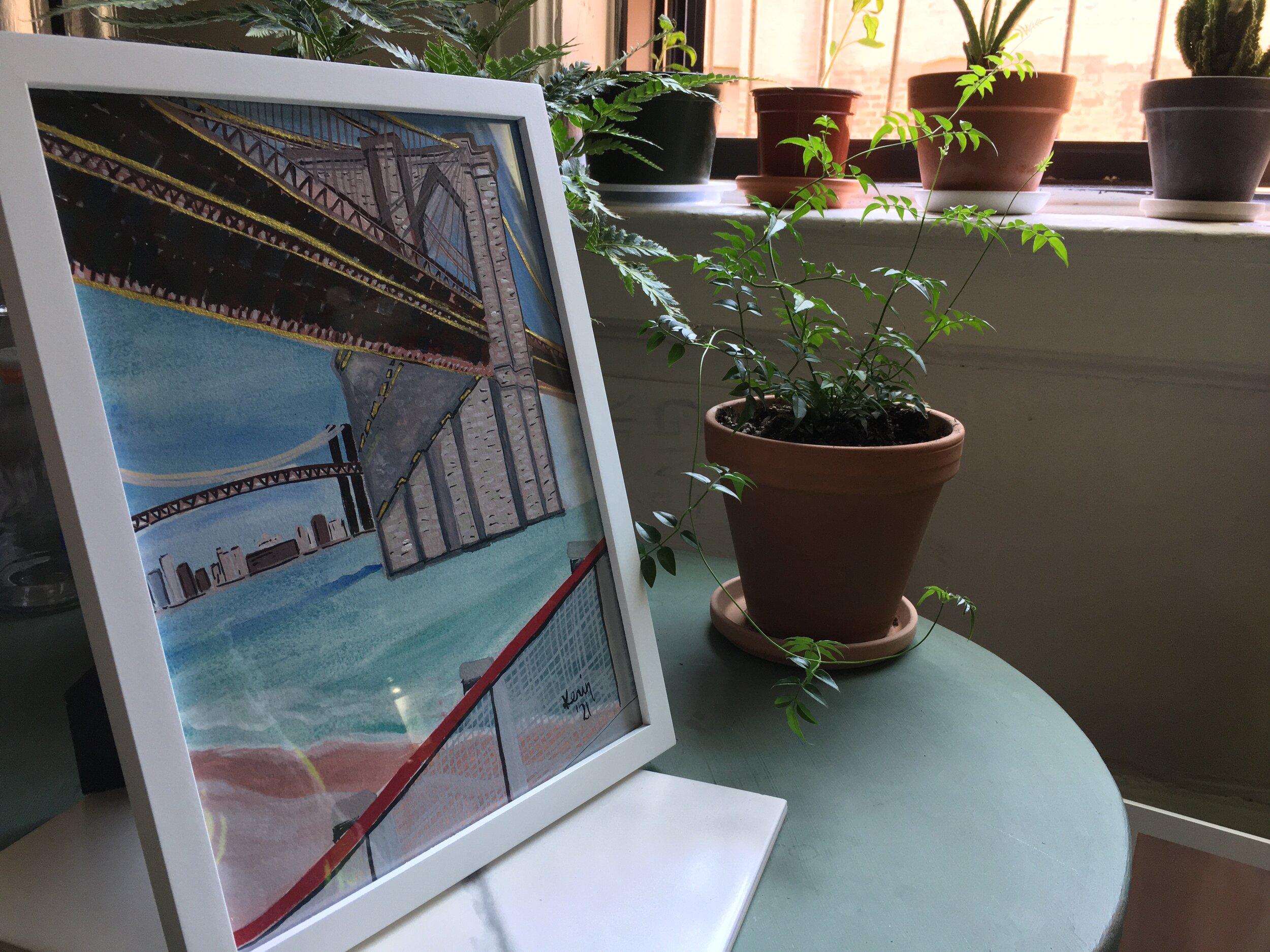 Under the Brooklyn Bridge by Kerin Bowen