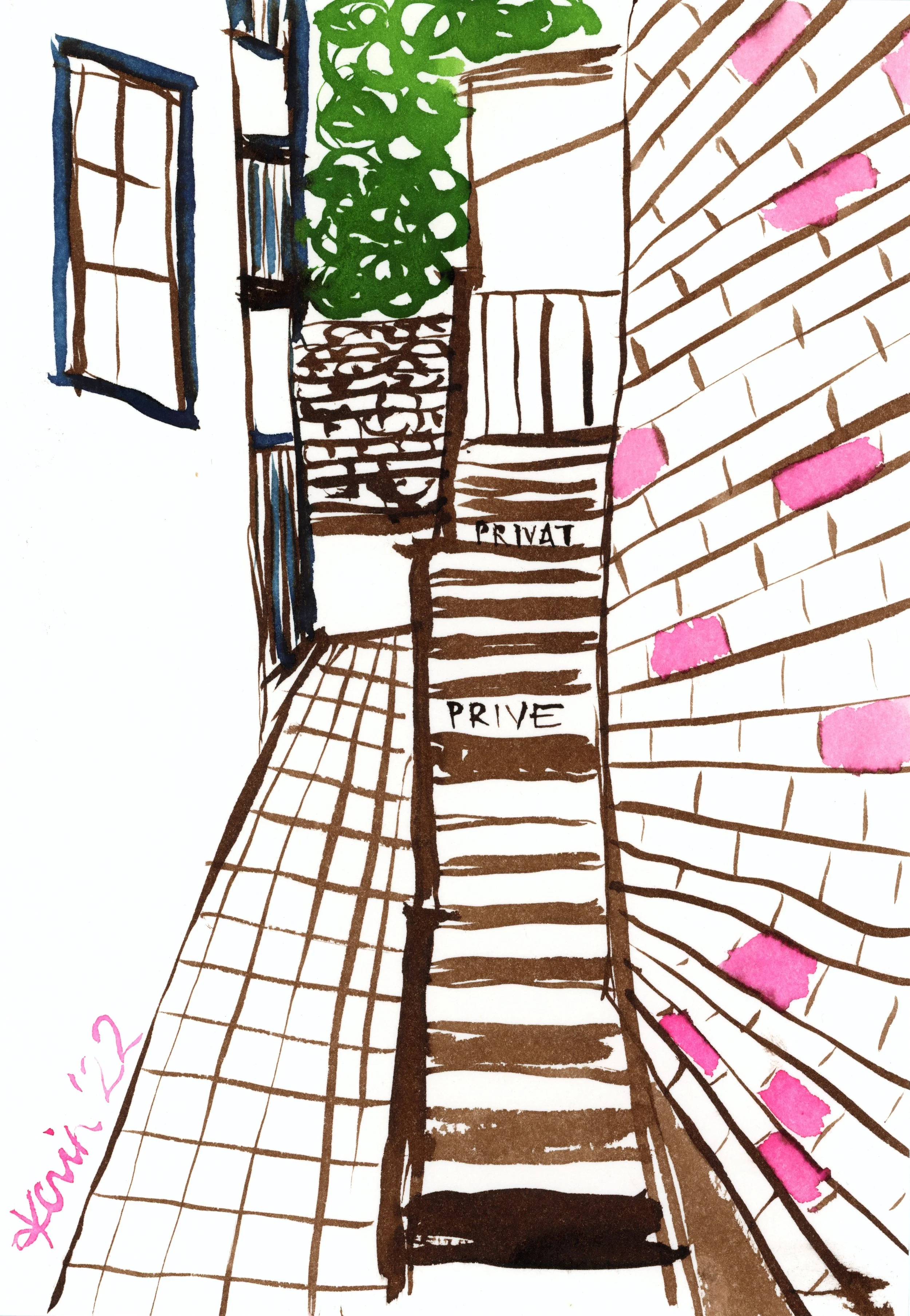 Alleyway in Québec City