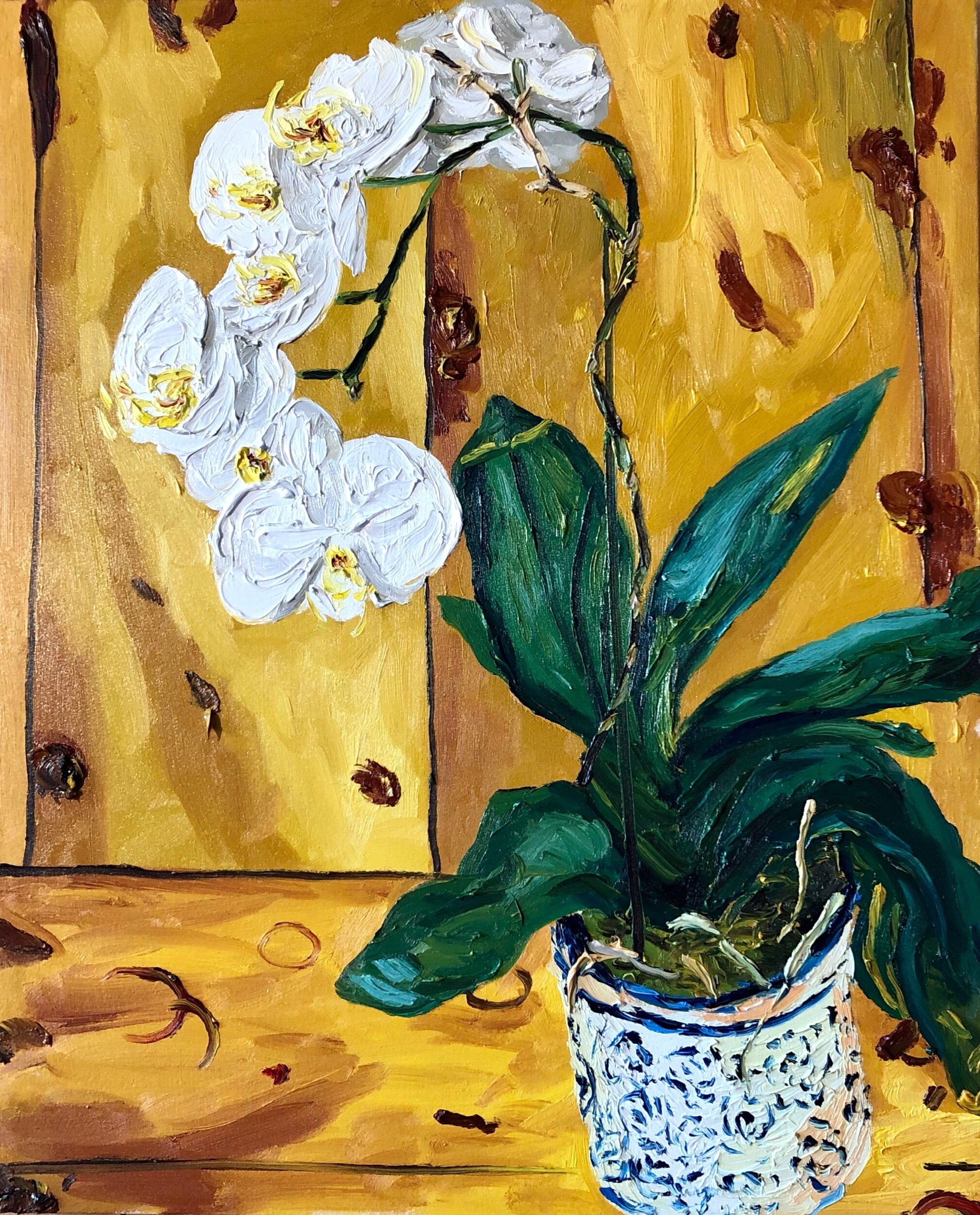 “An Orchid” 39 x 31”