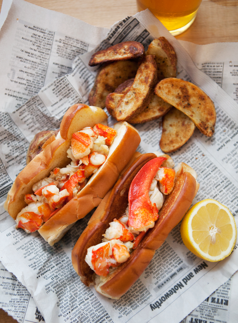 Brown Butter Lobster Rolls Check out Meals For Two For Best Friends Day at https://homemaderecipes.com/best-friends-day/