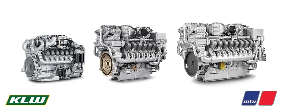 The MTU engines used in KLW locomotives range from 1,000 bhp up to 3,200 bhp.