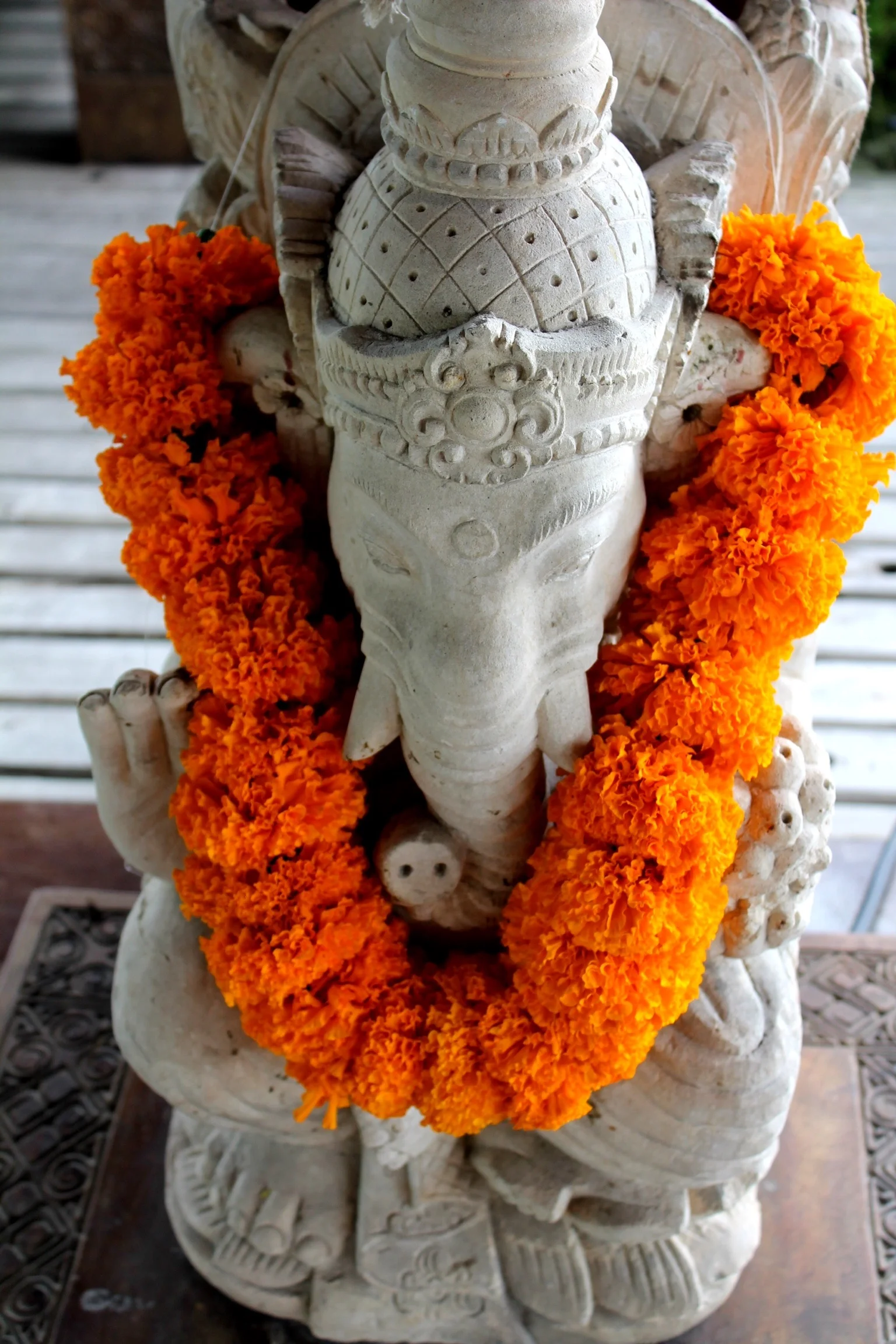 Ganesha, the remover of obstacles.