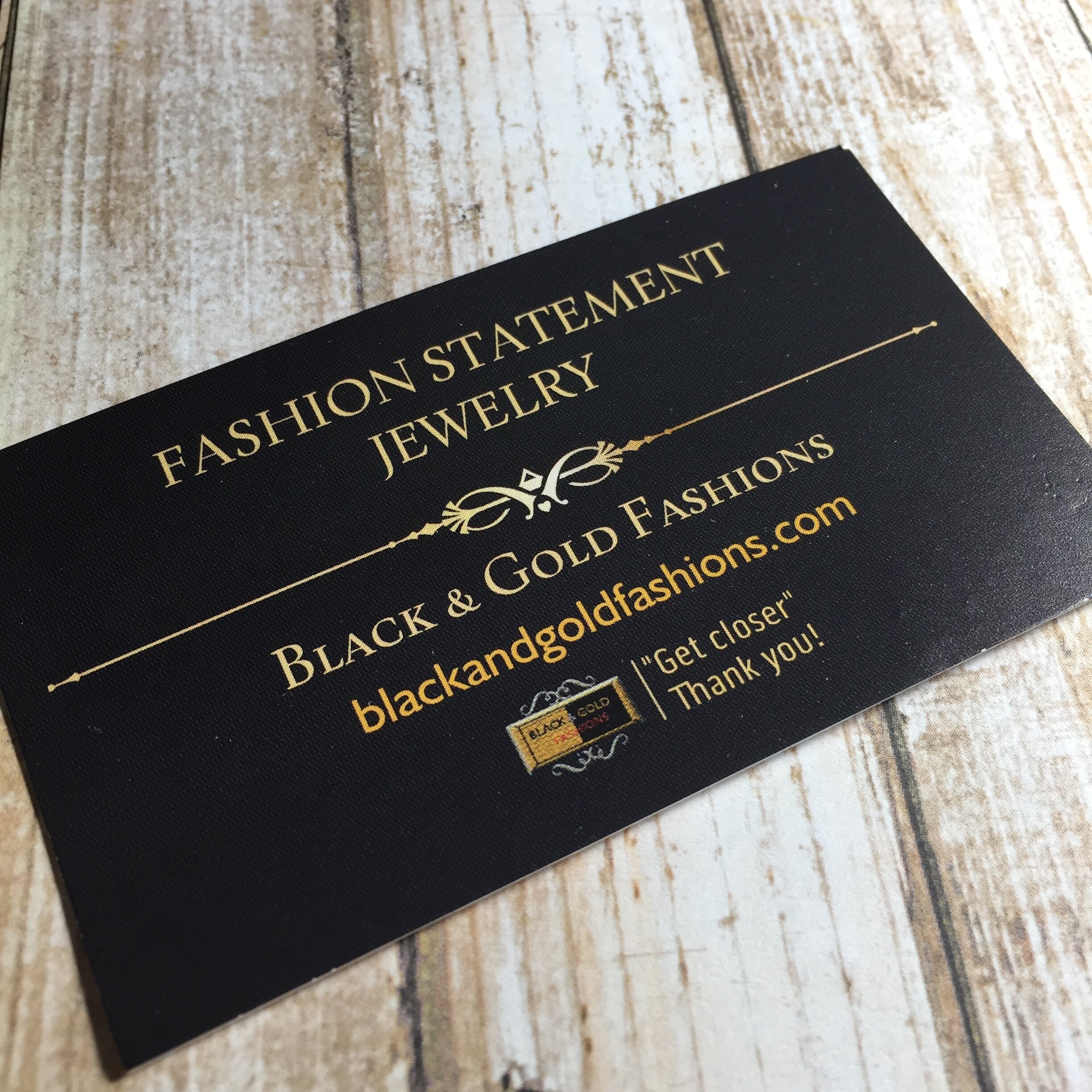 Black &amp; Gold Fashions- Jewelry