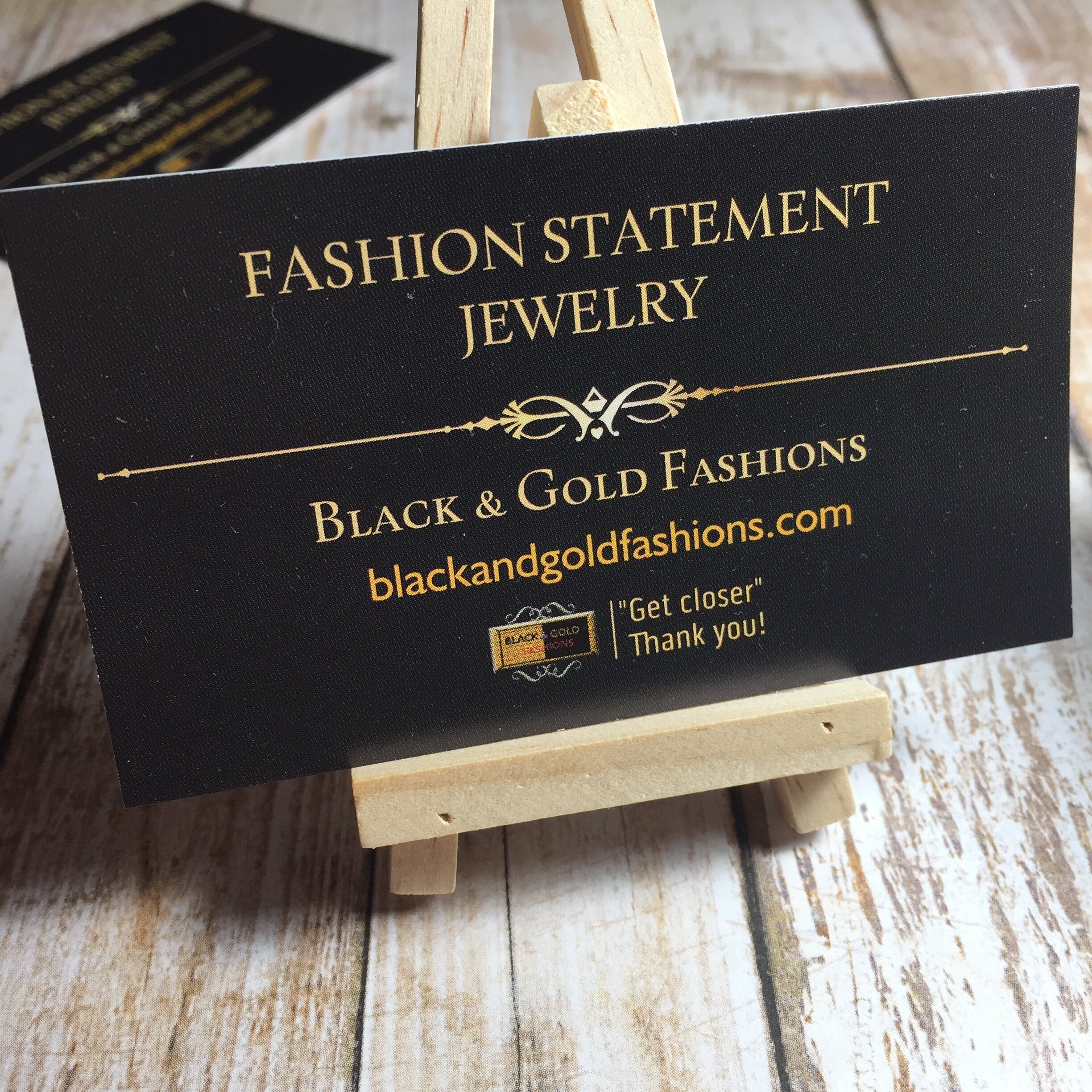 Black &amp; Gold Fashions- Jewelry