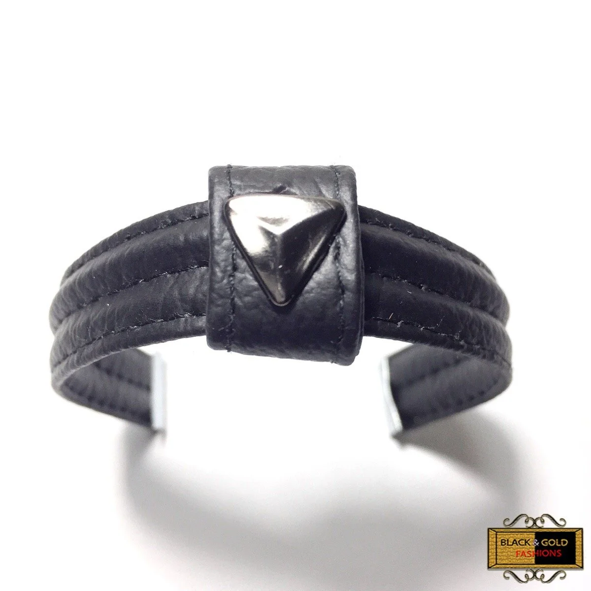 Unity Cuff Bracelet features a center stud accent and simplistic touch.