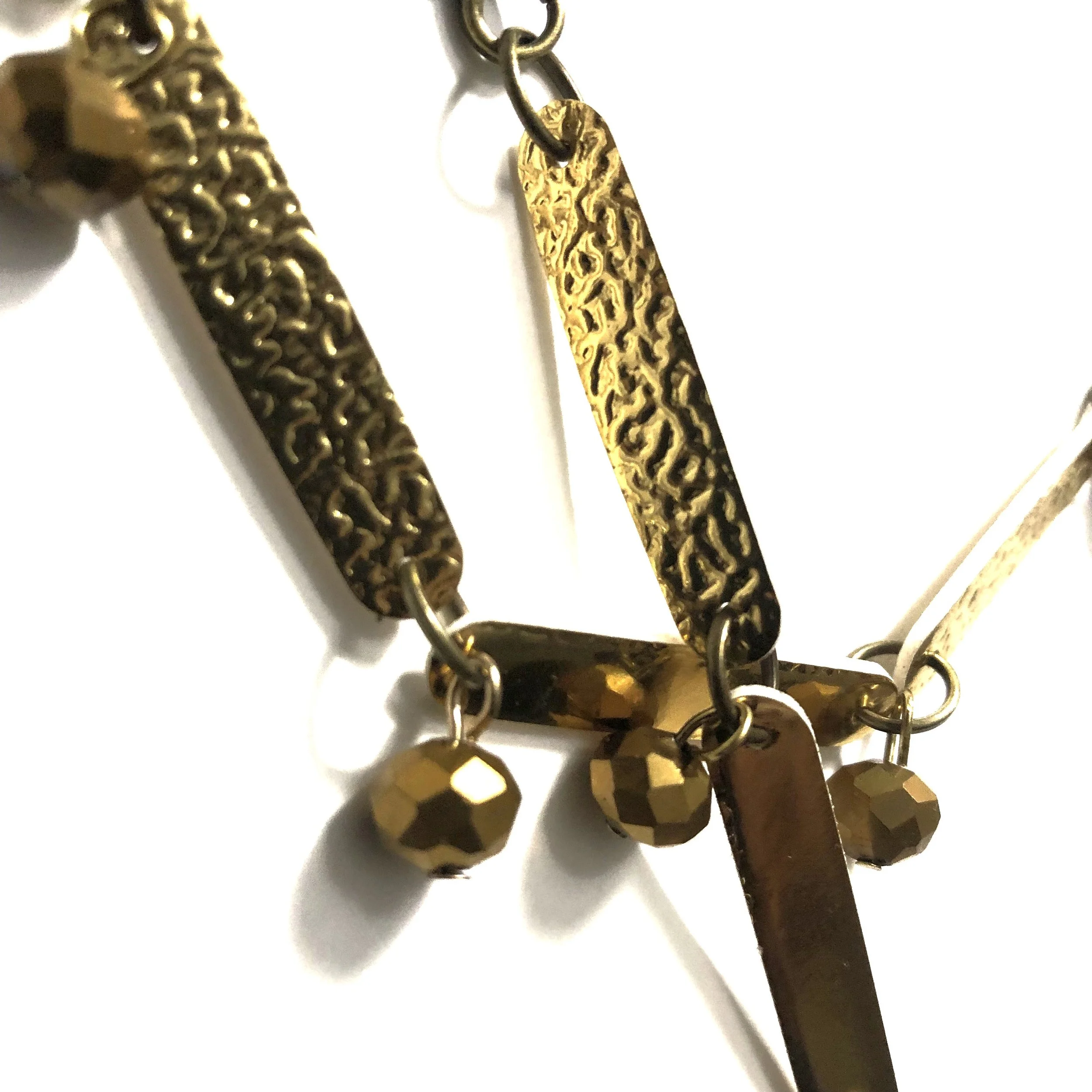 Shimmering gold necklace by Black & Gold Fashions (19).JPG