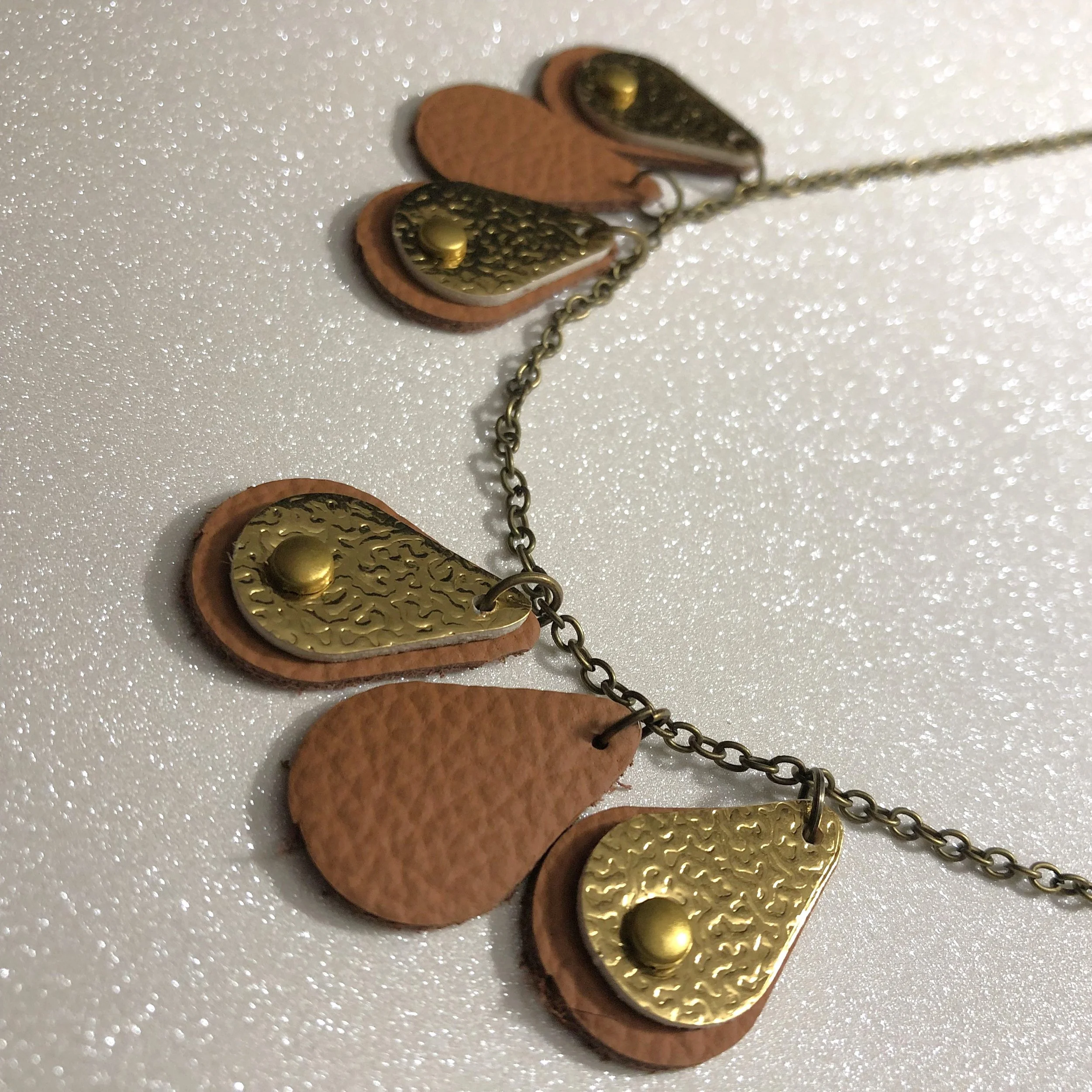 Leather Fringe Choker by Black & Gold Fashions (5).JPG