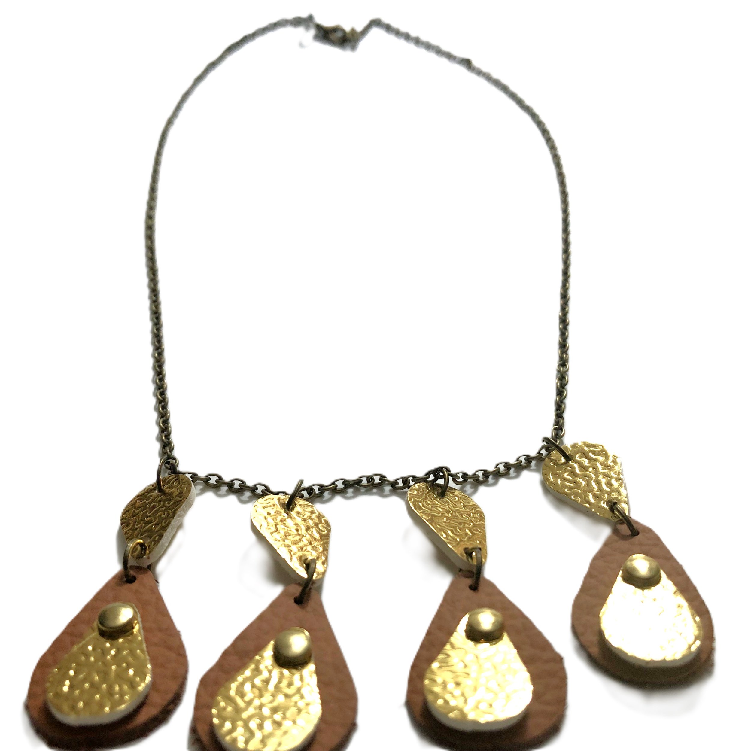 Leather Fringe Choker by Black & Gold Fashions (8).JPG