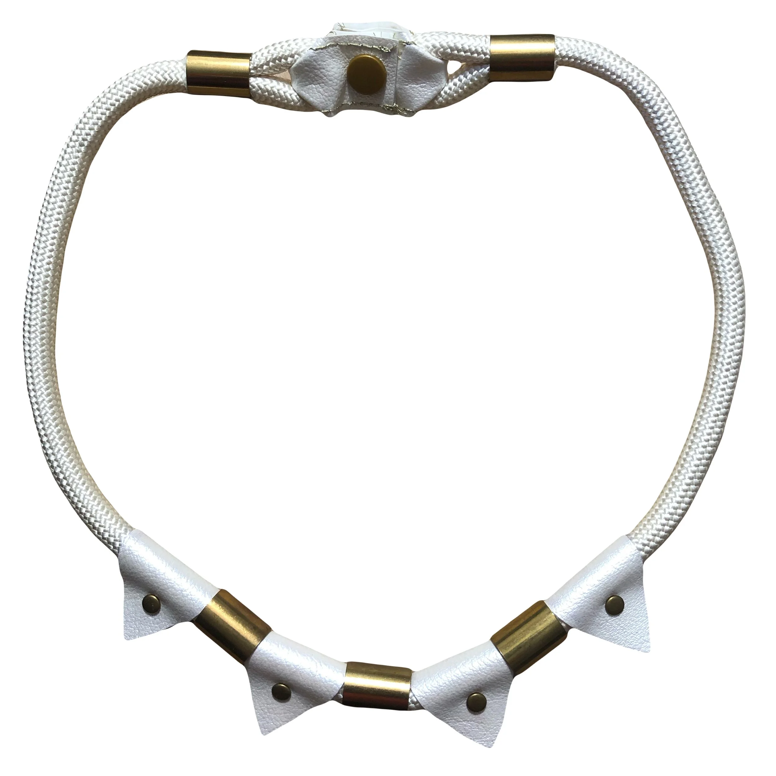 Choker necklace with stud details.