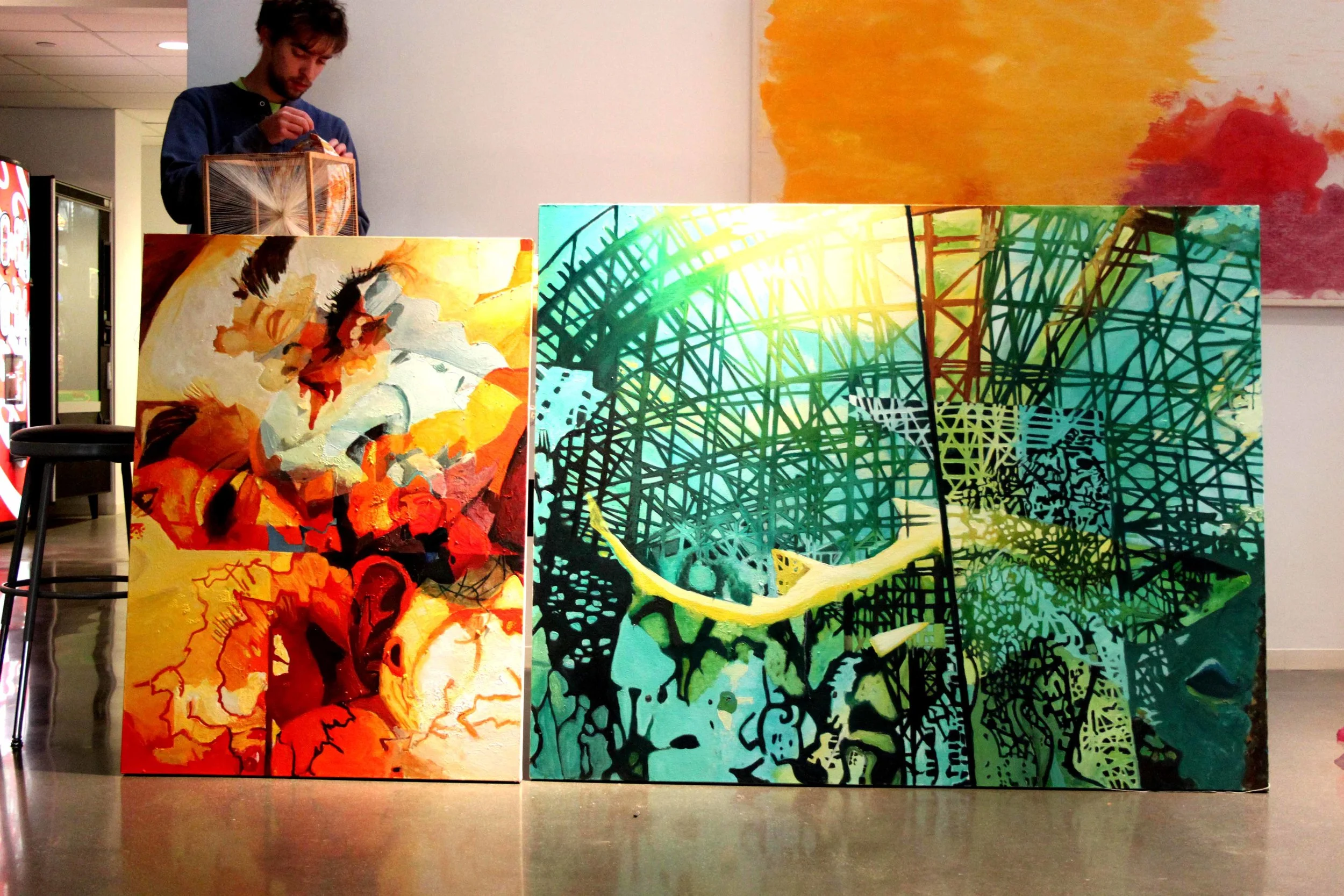  fine art was sold along side craft projects 