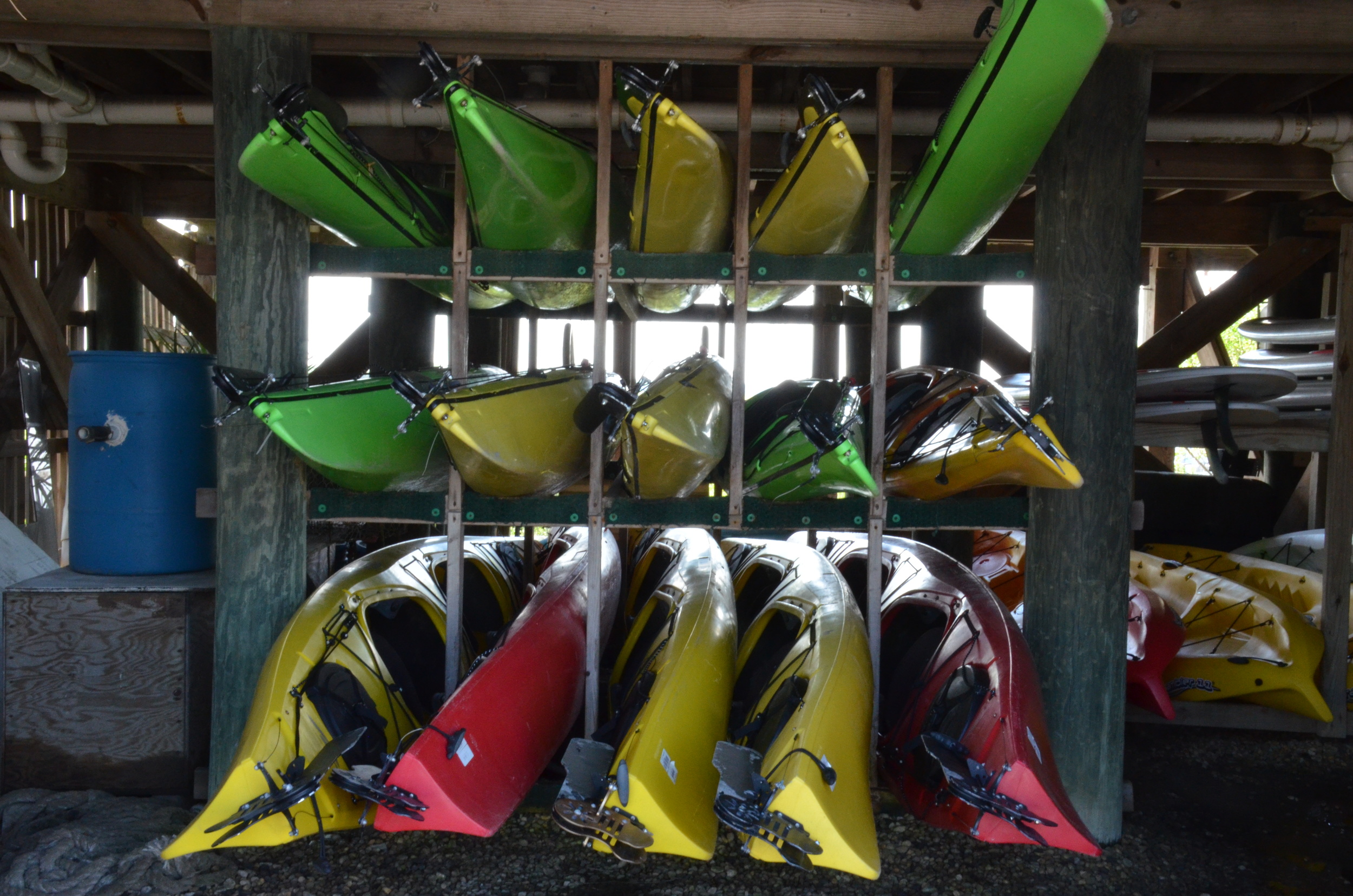  Kayaks at Folly Beach 