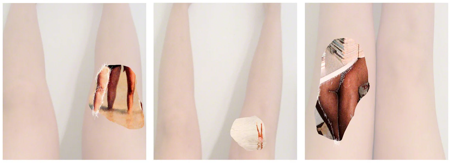 Love Child, digital print, drypoint engraving, silkscreen, 30" x 8" 2009