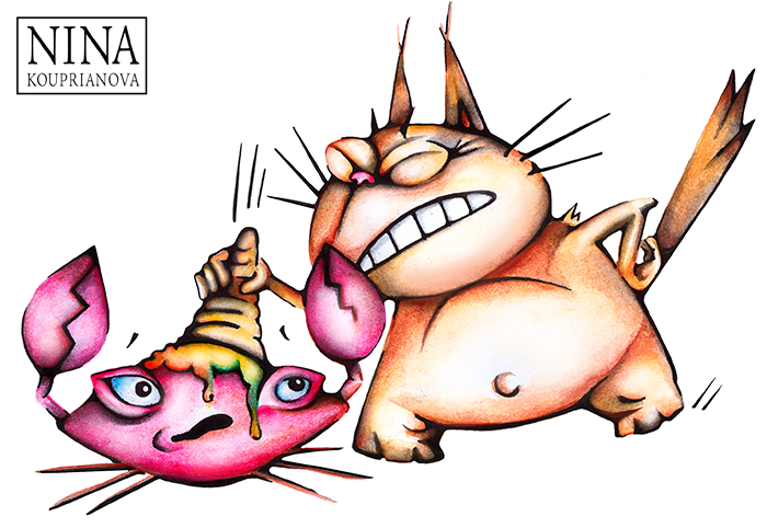 Cat vs. Crab