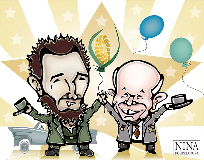 Khrushchev and Castro