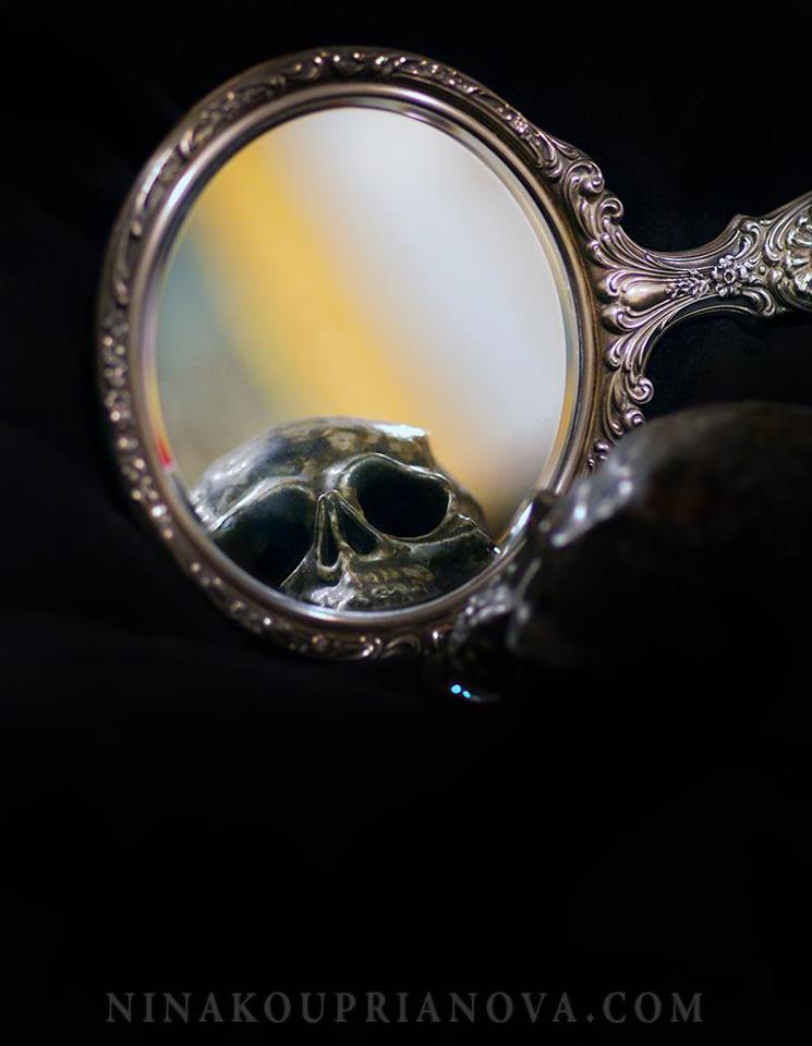 vanitas with mirror and skull.jpg