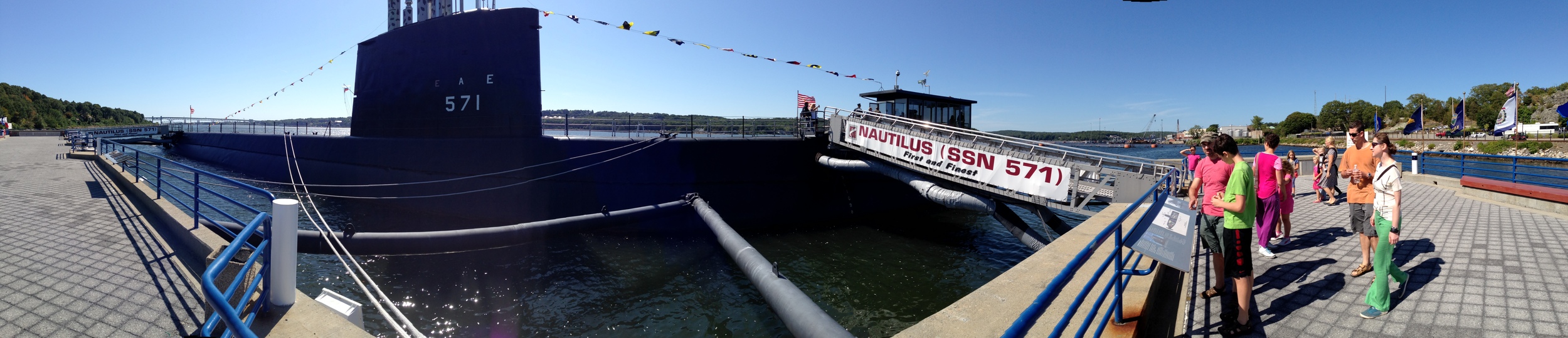 The first Nuclear Submarine, the Nautilus.