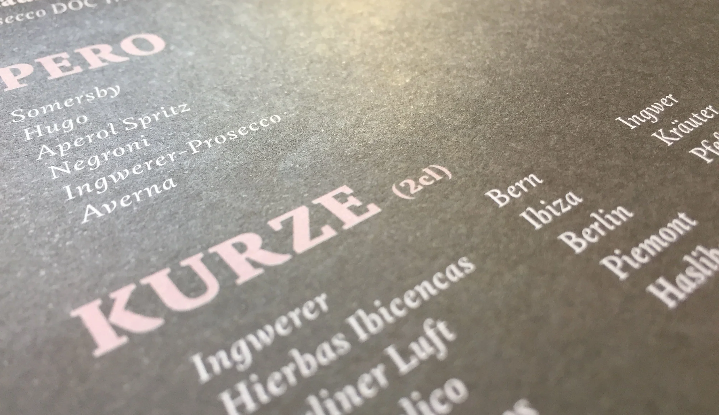 HEINZ Bar, Solothurn | CATENAZZI GRAFIK + PRODUKTE, Luzern