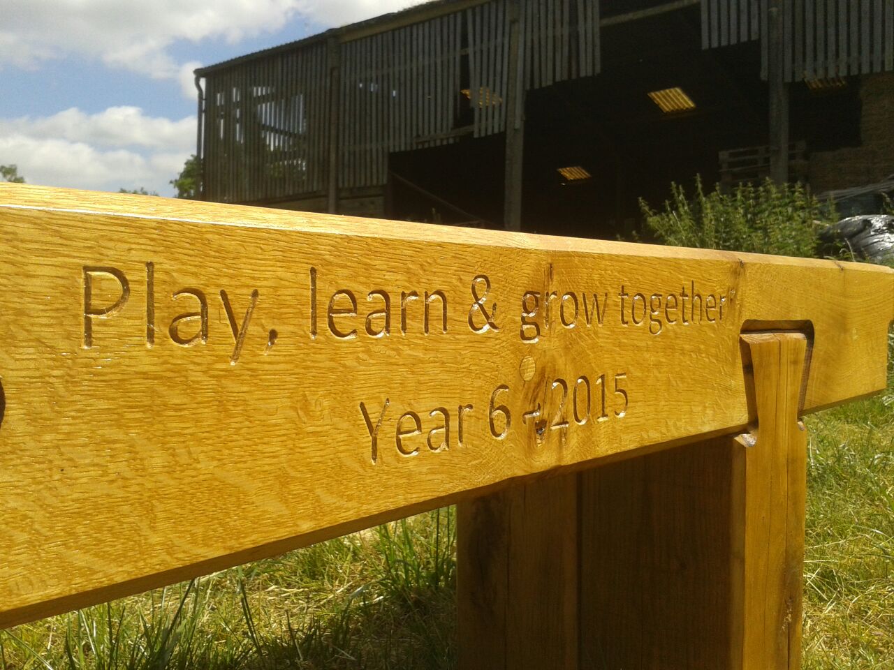 Primary school bench