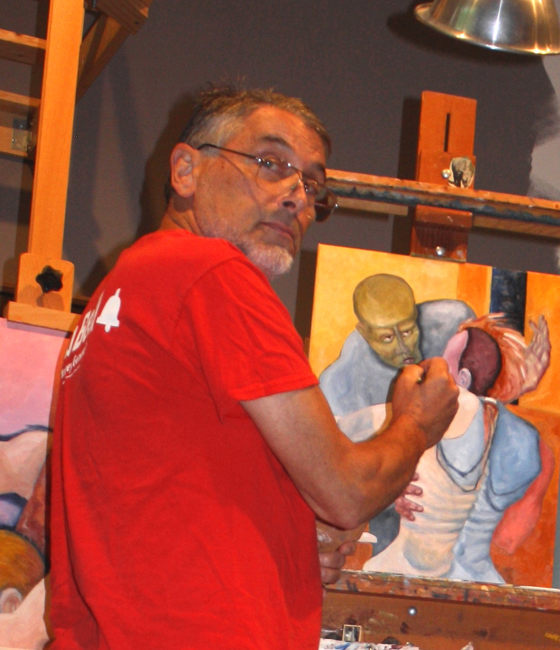 In the studio