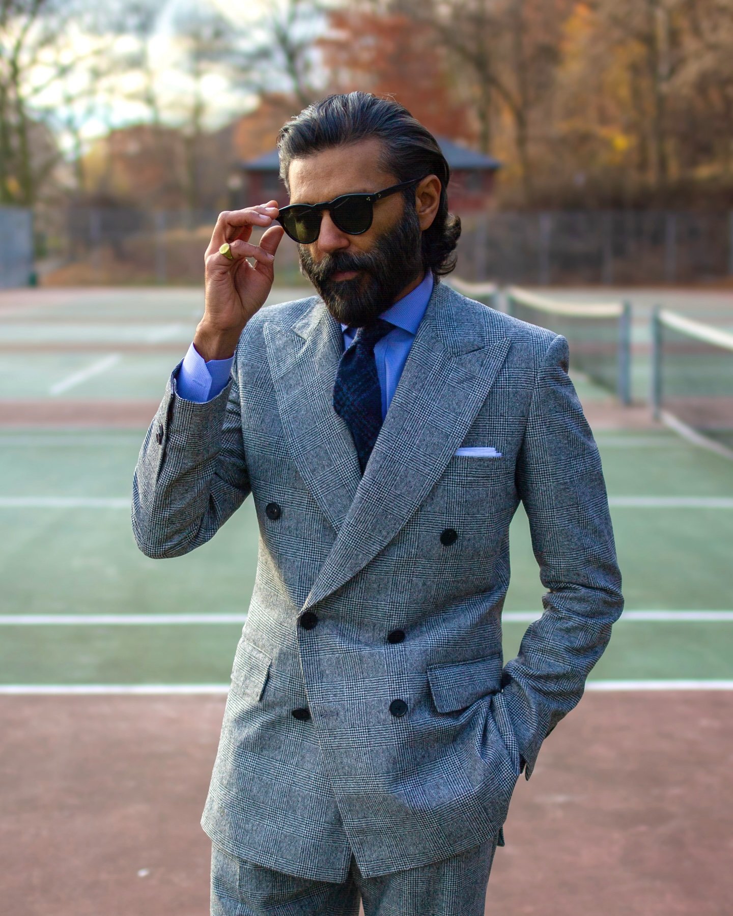 Bespoke, Redefined

This isn&rsquo;t just a suit&mdash;it&rsquo;s a statement. Crafted in super 150s English lightweight flannel, this double-breasted masterpiece channels the timeless power of Savile Row. From the commanding wide peak lapels to the 