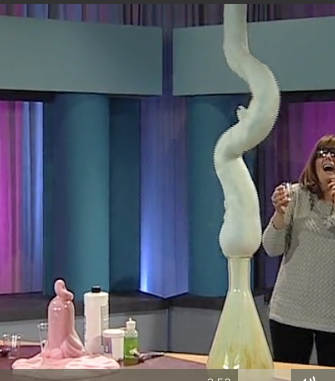 Elephant toothpaste - can’t miss this!!! photo courtesty of ScienceBob.com