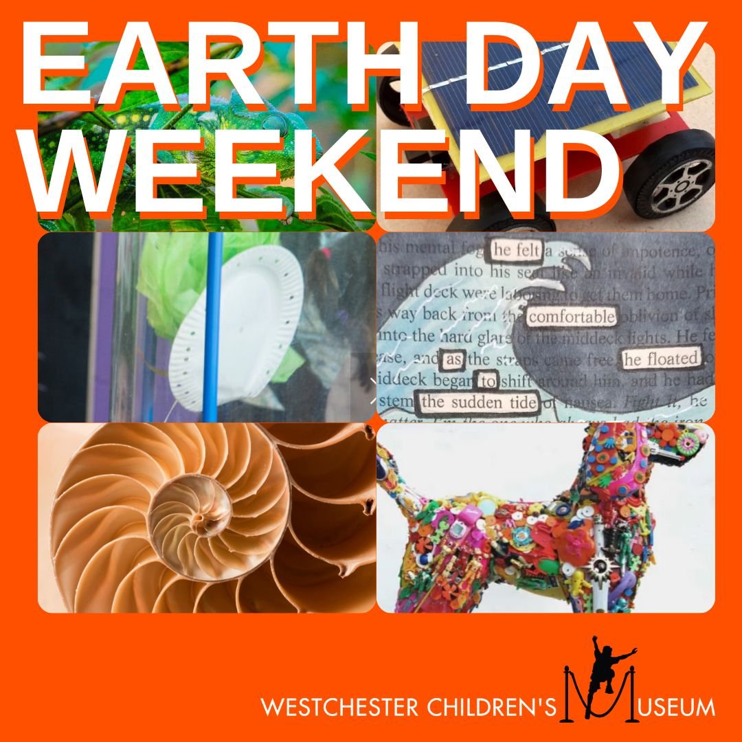 🌎EARTH DAY WEEKEND is here!! 
Come and celebrate protecting our planet with a STEAM TWIST! 
.
.
Save this post as your reminder! 
#discoverwcm
#WestchesterChildrensMuseum
#WestchesterFamily
#WestchesterKids
#StemEducation
#PlayToLearn
#ImaginationIs