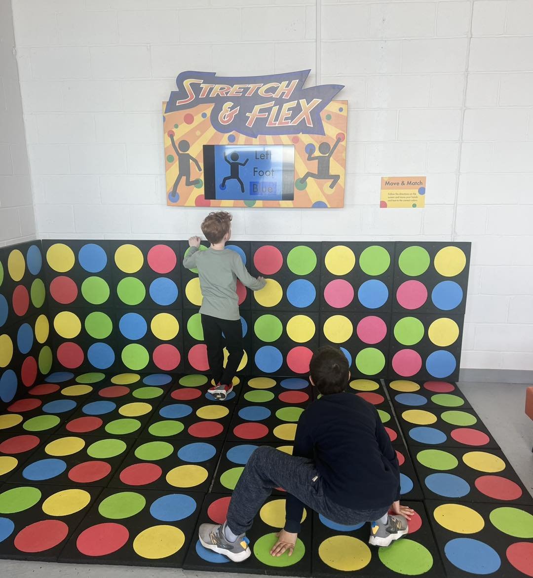 Come test your flexibility at our Stretch &amp; Flex training facility in FIT CITY 🦵🏻💪🏼
.
.

#DiscoverWCM 
#WestchesterChildrensMuseum
#WestchesterFamily
#WestchesterKids
#StemEducation
#PlayToLearn
#ImaginationIsKey
#UseYourImagination
#ThingsTo