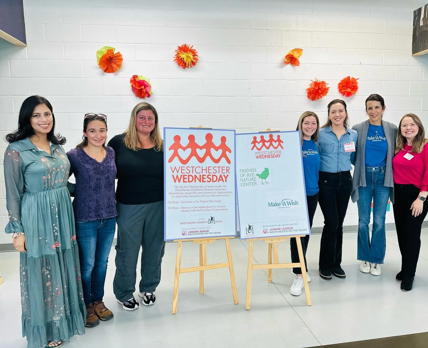 Today was the very first Westchester Wednesday of Session 2 at the Museum, proudly sponsored by the Junior League of Westchester on the Sound! ✨

We were so happy to welcome two incredible organizations &mdash; Make-A-Wish Hudson Valley and Rye Natur